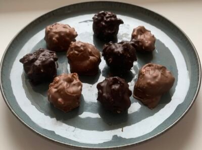 Rochers Praliné Chocolat Noir et Chocolat Lait