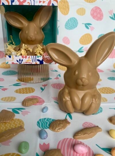 Moulage Lapin au Chocolat Ambré