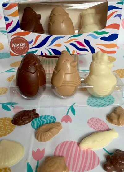 Moulages Poussins aux 3Chocolats