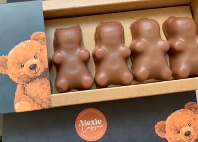 L'Ourson Guimauve Vanille au Chocolat Lait